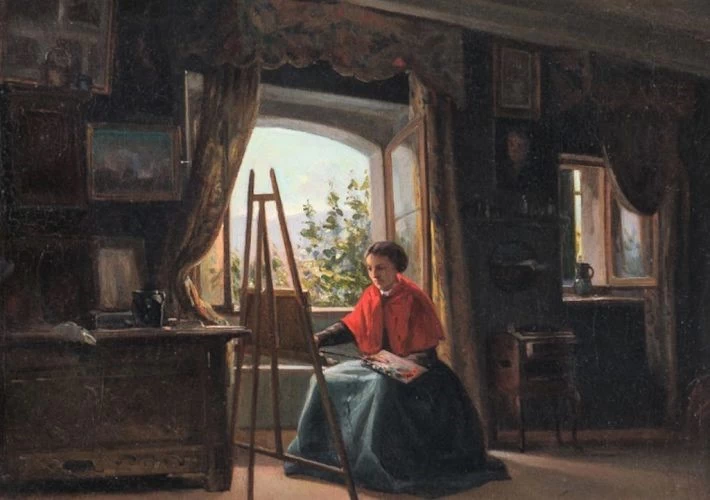 La pittrice